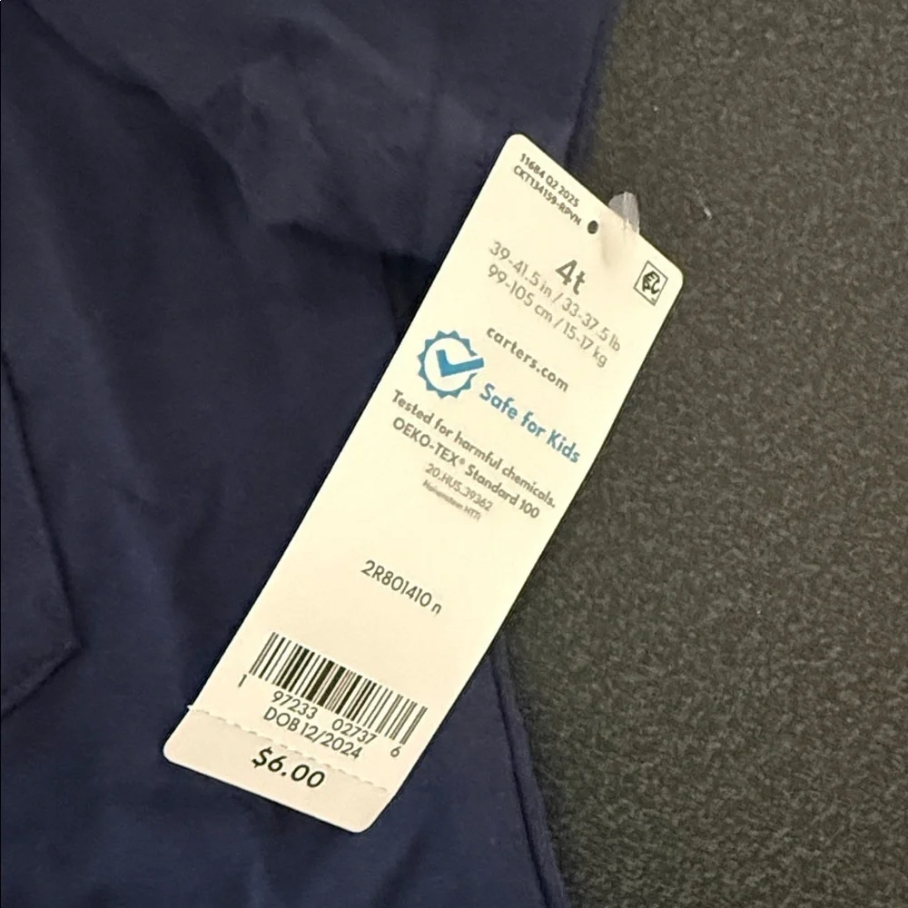 Carter's Classic Blue Short Sleeve Tee